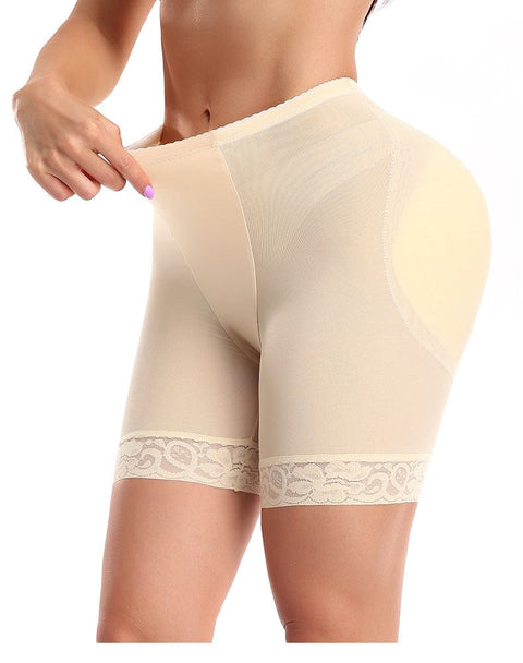 Short Gainant Dentelle Push-Up Fessier Avec Rembourrage Pour Femmes - CurvyPower