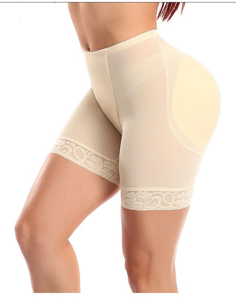 Short Gainant Dentelle Push-Up Fessier Avec Rembourrage Pour Femmes - CurvyPower