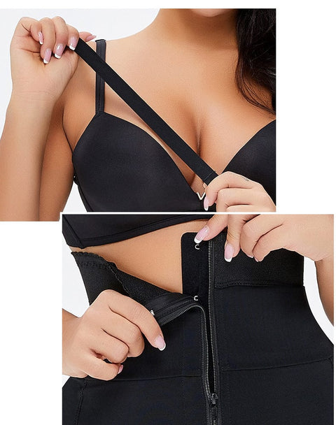 CurvyPower | FR short gainant Short Gainant Sans Couture Ventre Plat Remonte-Fesses à Bretelles Réglables Pour Femmes