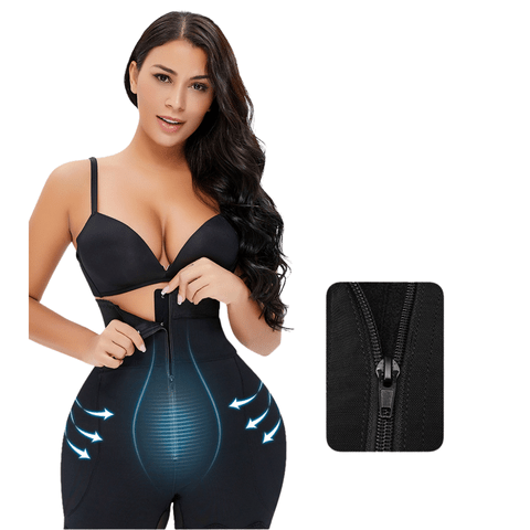 CurvyPower | FR short gainant Short Gainant Sans Couture Ventre Plat Remonte-Fesses à Bretelles Réglables Pour Femmes