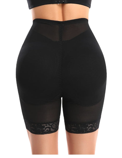 Short Gainant Dentelle Remonte-Fesses Avec Coussinets Amovibles Pour Femmes - CurvyPower
