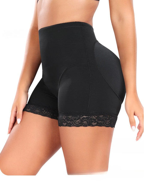 Short Gainant En Dentelle Avec Fermeture Par Boucle Latérale Pour Femmes - CurvyPower