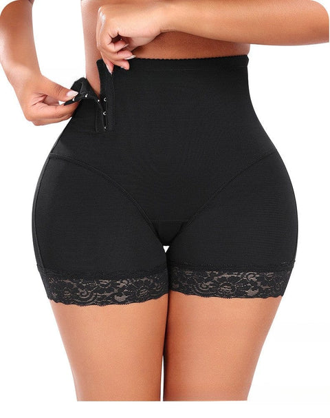Short Gainant En Dentelle Avec Fermeture Par Boucle Latérale Pour Femmes - CurvyPower