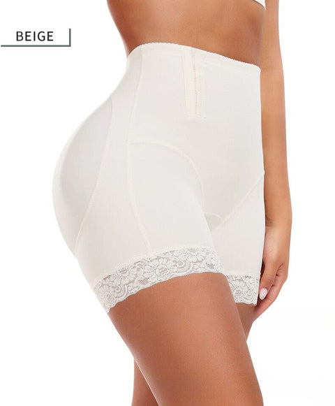 Short Gainant En Dentelle Avec Fermeture Par Boucle Latérale Pour Femmes - CurvyPower