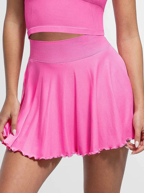 Jupe de Tennis Sport avec Short Intégré et Poches Pour Femmes - CurvyPower