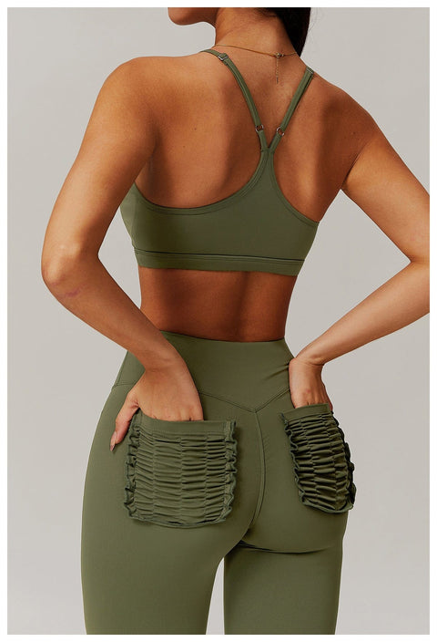 Brassière De Sport Maintien Fort Avec Coussinets Amovibles Pour Femmes - CurvyPower