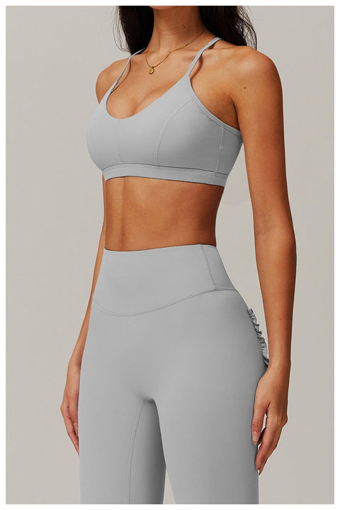 Brassière De Sport Maintien Fort Avec Coussinets Amovibles Pour Femmes - CurvyPower