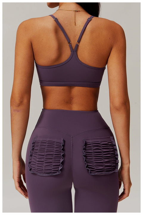 Brassière De Sport Maintien Fort Avec Coussinets Amovibles Pour Femmes - CurvyPower