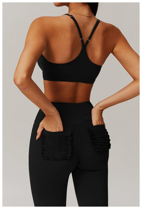 Brassière De Sport Maintien Fort Avec Coussinets Amovibles Pour Femmes - CurvyPower