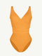 CurvyPower | UK Swimwear One-Piece V Neck Low Back Shaping Swimsuit