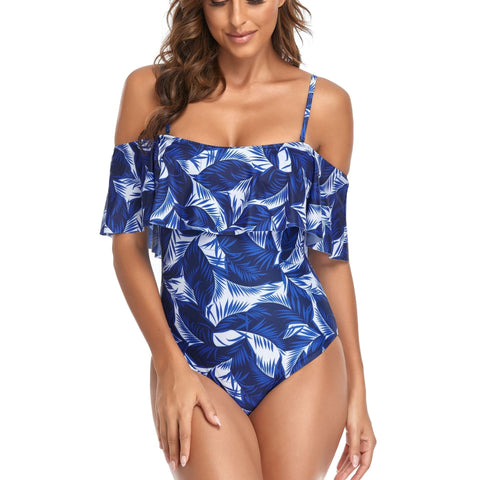 CurvyPower | Be You ! Maillot De Bain Style 1 / S Maillot De Bain Une Pièce Fleuri Ventre Plat Push-Up Pour Femmes