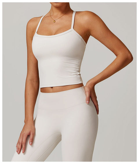 Caraco Gainant Sans Manches À Fines Bretelles Pour Femmes - CurvyPower