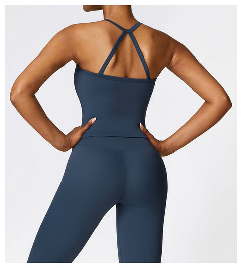 Caraco Gainant Sans Manches À Fines Bretelles Pour Femmes - CurvyPower