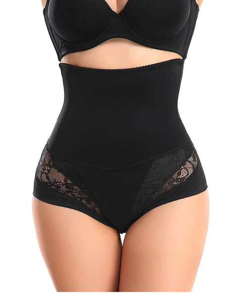 Culotte Gainante Ventre Plat en Dentelle Remonte-Fesses Pour Femmes - CurvyPower