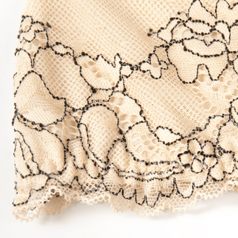String Gainant Ventre Plat Taille Haute Sans Couture En Dentelle - CurvyPower