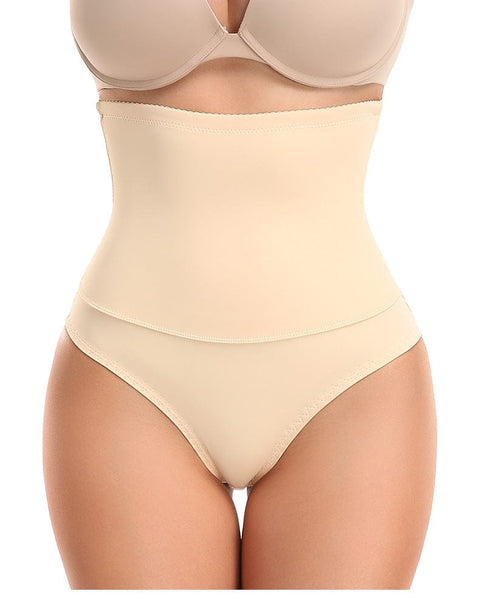 Culotte Gainante Taille Haute Dentelle Ventre Plat - CurvyPower
