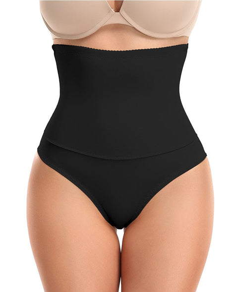 Culotte Gainante Taille Haute Dentelle Ventre Plat - CurvyPower