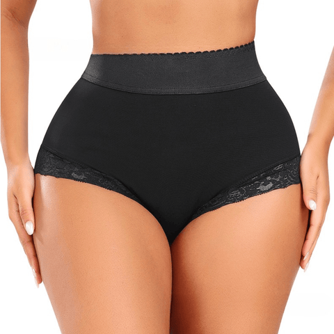 Culotte Gainante Taille Haute En Dentelle Pour Femmes - CurvyPower