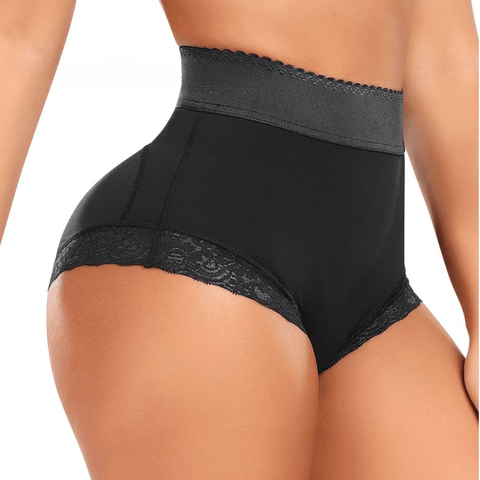 Culotte Gainante Taille Haute En Dentelle Pour Femmes - CurvyPower