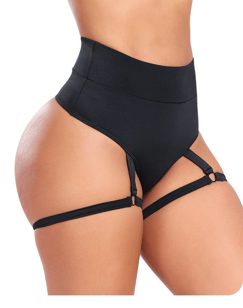 Culotte Gainante Serre-Taille Ventre Plat Avec Boucle Métallique Pour Femmes - CurvyPower