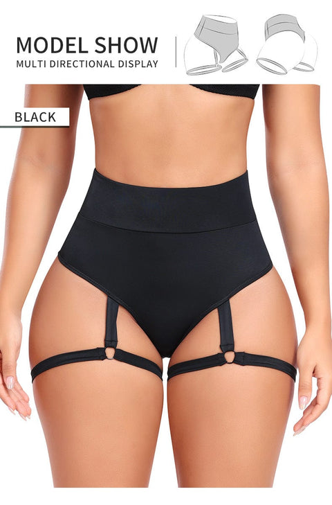 Culotte Gainante Serre-Taille Ventre Plat Avec Boucle Métallique Pour Femmes - CurvyPower