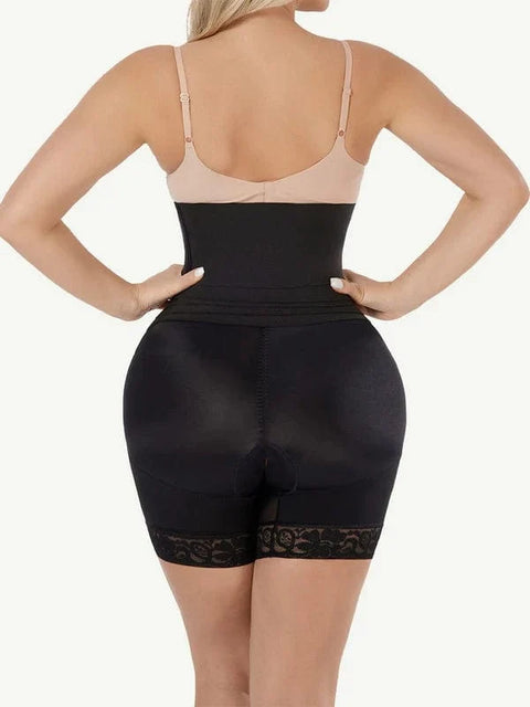 CurvyPower | FR Waist Trainer Gaine Short Remonte-Fesses Ventre Plat Avec Bande Élastique