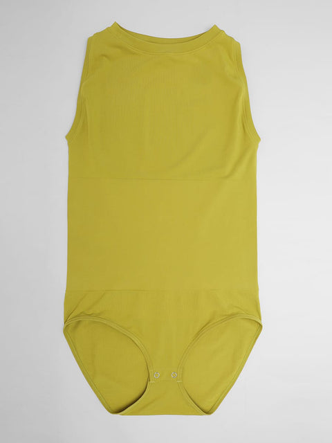 Body Gainant Sans Couture Ventre Plat Col Rond Pour Femmes - CurvyPower