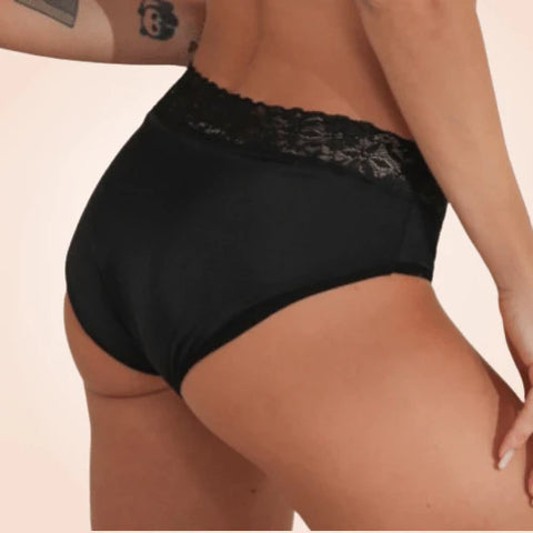 CurvyPower | Be You ! 4 Layer Leak-Proof Sexy Lace Menstrual Panties