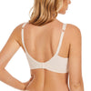 Soutien-gorge Push Up Confortable En Dentelle Semi-transparente Avec Armatures Pour Femmes