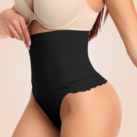 CurvyPower | Be You ! Black / S Butt Lifting Tummy Control Body Shaping Thong Underwear