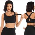 CurvyPower | Be You ! Black / S High Impact Shock Absorber Sports Bra with adjustable straps