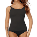 CurvyPower | Be You ! Black / S Seamless Firm Control Compression Shapewear Camisole Tank With Adjustable Straps
