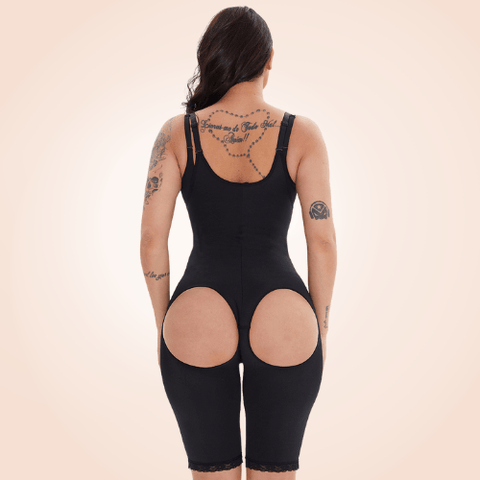 CurvyPower | Be You ! bodysuit Exposed Buttocks Sexy Body Shapewear