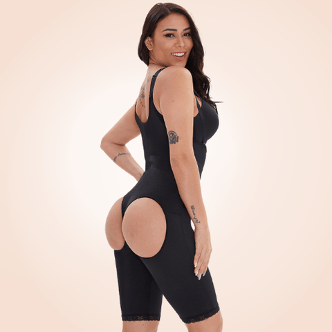 CurvyPower | Be You ! bodysuit Exposed Buttocks Sexy Body Shapewear