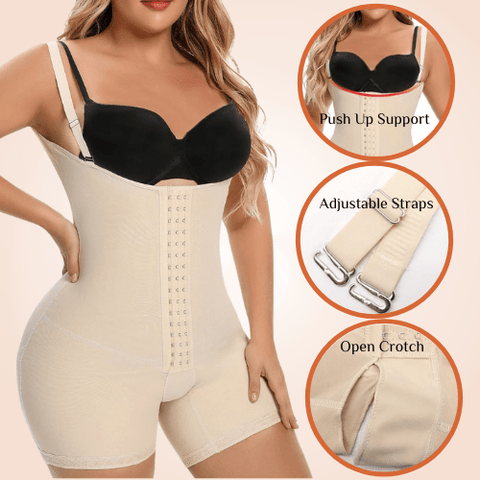 CurvyPower | Be You ! bodysuit Plus Size Mesh One Piece Body Shapewear
