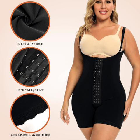 CurvyPower | Be You ! bodysuit Plus Size Mesh One Piece Body Shapewear