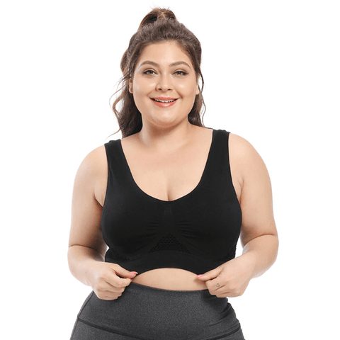 CurvyPower | Be You ! Bras Black / S Women Comfort Seamless Support Sport Air Permeable Bra
