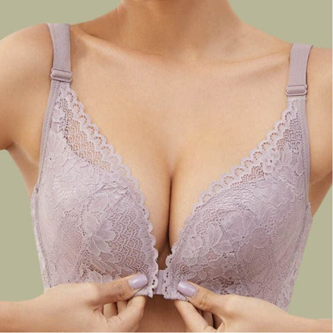 CurvyPower | Be You ! Bras Front Fastening Lace Sexy Push-Up Bra front fastening bras,  lace bra,  sexy bra,  front closure bra,  front open bra,  lace push up bra,