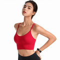 CurvyPower | Be You ! Bras High Support Criss Cross Sports Strappy Bra