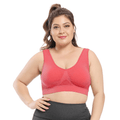 CurvyPower | Be You ! Bras Red / S Women Comfort Seamless Support Sport Air Permeable Bra