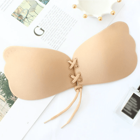 CurvyPower | Be You ! Bras Strapless Sticky Push Up Self Adhesive Invisible Bra