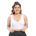 CurvyPower | Be You ! Bras White / S Women Comfort Seamless Support Sport Air Permeable Bra
