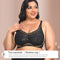 CurvyPower | UK Bras Wire Free Cross Border Lace Underwire Bra Large Cup