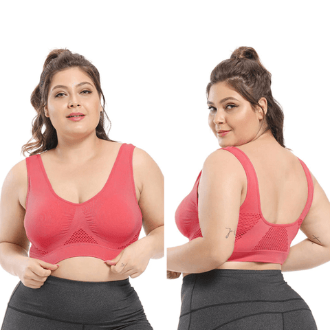 CurvyPower | Be You ! Bras Women Comfort Seamless Support Sport Air Permeable Bra