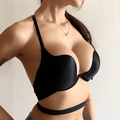 CurvyPower | Be You ! Bras Women Plunge Convertible Backless Push Up Bralow back bra, invisible bra, deep plunge bras, invisible push up bra, bra for low back dress, very low back bra,