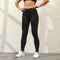 CurvyPower | Be You ! Butt Lifting High waist Fitness Gym Leggings With Mesh And PU Leather Patchwork