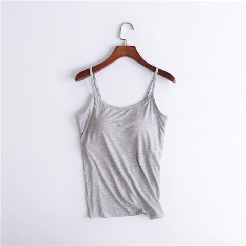 CurvyPower | Be You ! Cami Camisole Shapewear Tank Top With Built-In-Bra camisole,cami's,camisole bra,camisole with built in bra,shapewear camisole,long cami top,bra with cami,