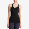CurvyPower | Be You ! camisole Black / Size 4 Women Long Camisole Top With Built In Bra