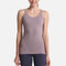 CurvyPower | Be You ! camisole Purple / Size 4 Women Long Camisole Top With Built In Bra