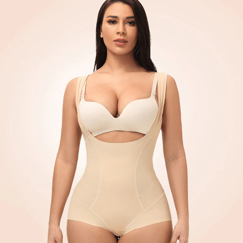 CurvyPower | Be You ! Complexion / S Seamless One-Piece Shapewear Shorts For Women